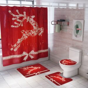 christmas shower curtain