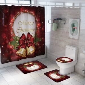 christmas shower curtain