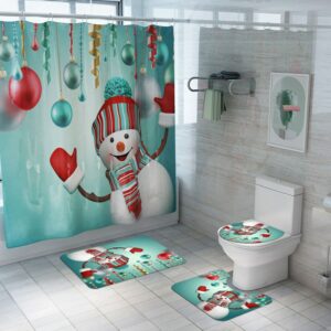 christmas shower curtain