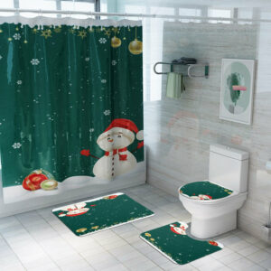 christmas shower curtain