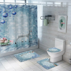 christmas shower curtain