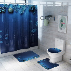 christmas shower curtain