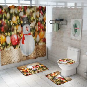 christmas shower curtain