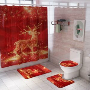 christmas shower curtain