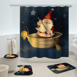 christmas shower curtain 