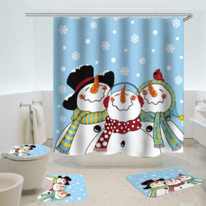 christmas shower curtain