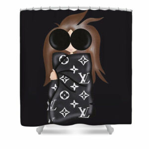 Louis vuitton Shower Curtain Black