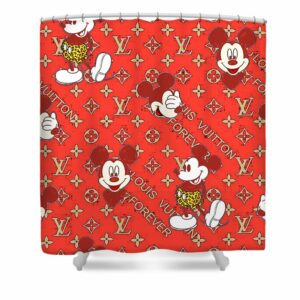Louis Vuitton shower curtain Disney 