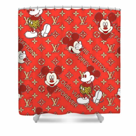 Louis Vuitton shower curtain Disney 