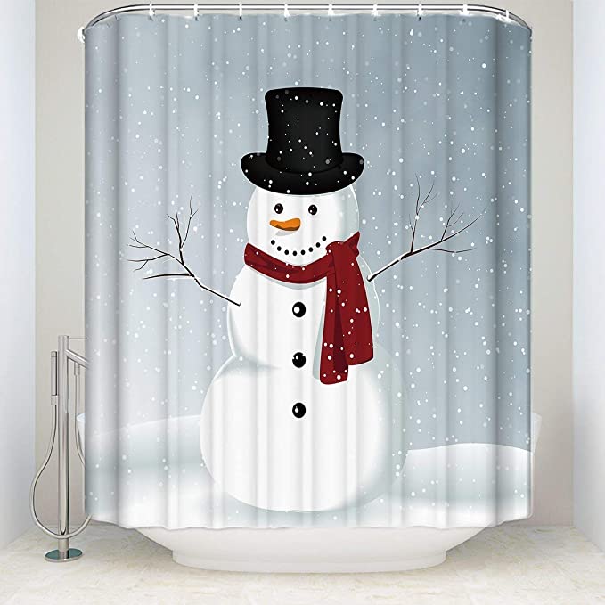 Snowman Shower Curtain
