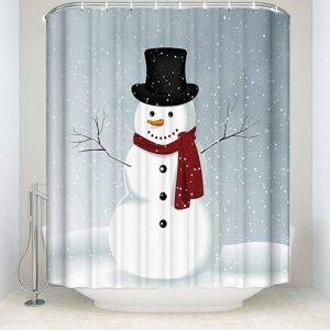 Snowman Shower Curtain