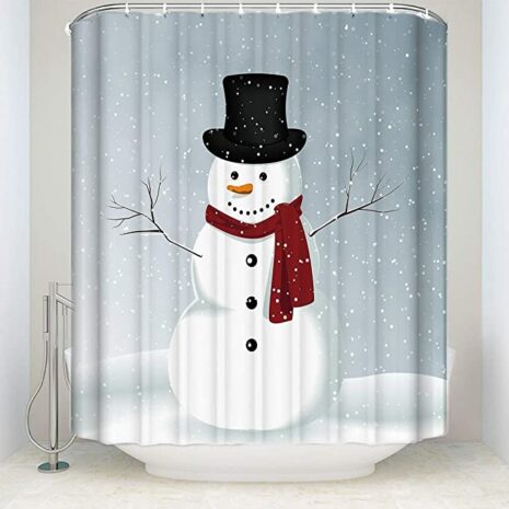Snowman Shower Curtain