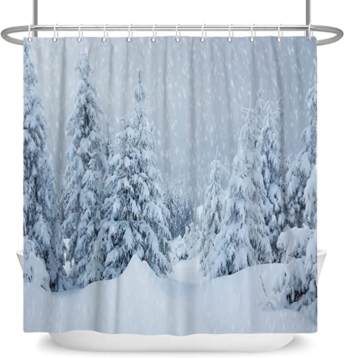 Winter Forest Shower Curtain