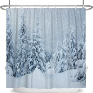 Winter Forest Shower Curtain