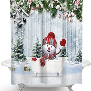 Funny Kids Christmas Shower Curtain