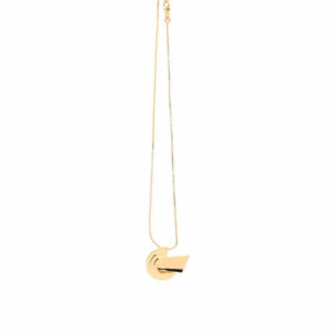 Leda Madera Meryl Mini Brass Necklace
