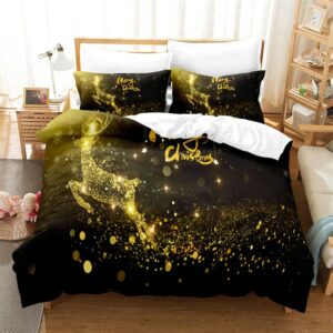 Deer Christmas bed set