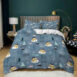 Rain Snowman Christmas bed set