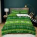 Red Deer Pattern Christmas bed set