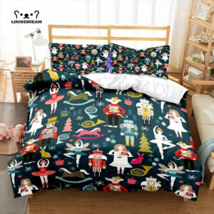 Nutcracker Christmas bed set