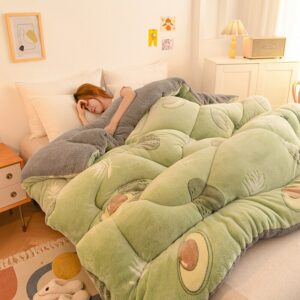 Winter lamb velvet thickened warm quilt winter double single comforter home cotton 6kg quilt core double-sided velvet quilt