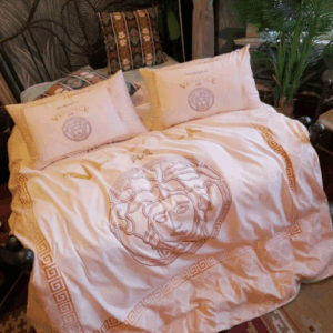 Baby Pink Versace bed set
