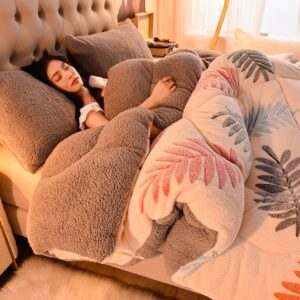 Winter  Style A Snowflake Cashmere B Lamb Cashmere Milk Quilt Core All Large Luxury King Size Bedding Blankets Bed Blanket
