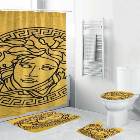 Medusa Versace Shower Curtain Set
