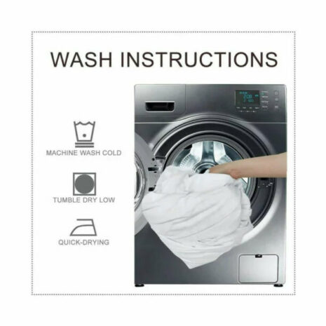 Santa christmas bed set wash instructions
