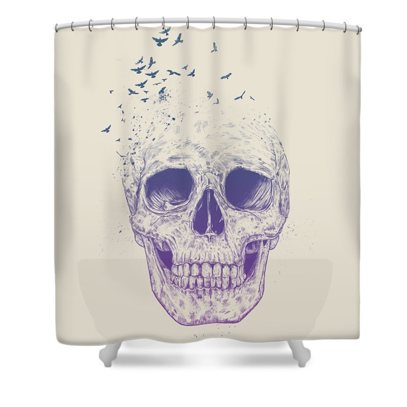 Let them fly Halloween Shower Curtain