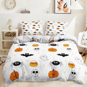 Spider and Bat Halloween bed set