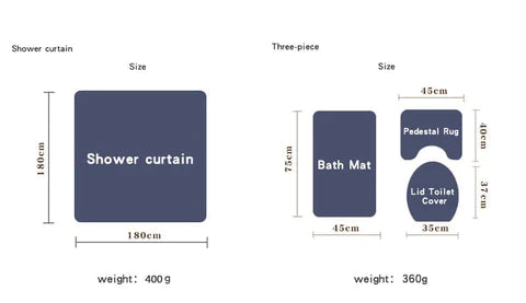 Army Supreme shower curtain size