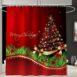 christmas tree curtain
