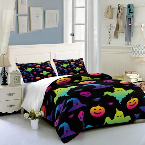 Color Horror Halloween bed set