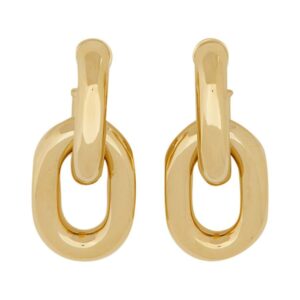Rabanne "Xl Link" Double Hoop Earrings