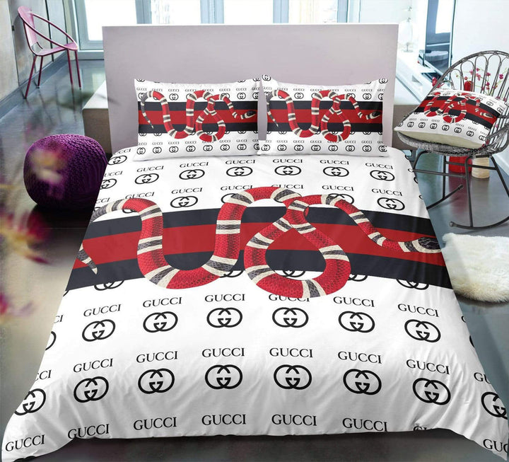 Snake Gucci bed set