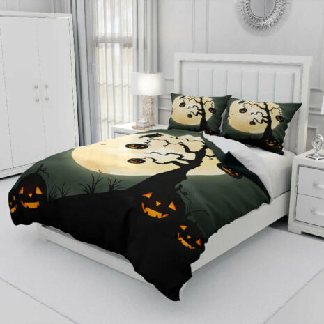 Pumpkin Tree Halloween bed set