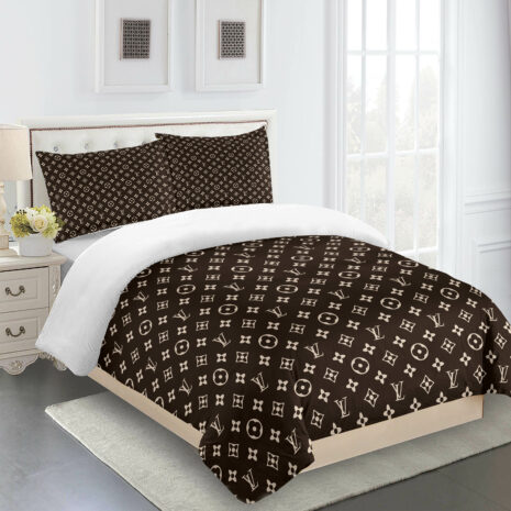 louisVuittoncomfortersetbeigeandblack