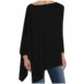 Womens Casual blouse Solid Long Sleeve Irregular Sweatshirt Loose - ROSAMISS STORE
