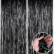 Birthday Party Wedding Decoration Backdrop Curtains Glitter Glossy Fringe Tinsel Foil - ROSAMISS STORE