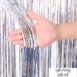 Birthday Party Wedding Decoration Backdrop Curtains Glitter Glossy Fringe Tinsel Foil - ROSAMISS STORE