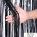 Birthday Party Wedding Decoration Backdrop Curtains Glitter Glossy Fringe Tinsel Foil - ROSAMISS STORE