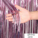 Birthday Party Wedding Decoration Backdrop Curtains Glitter Glossy Fringe Tinsel Foil - ROSAMISS STORE