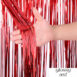 Birthday Party Wedding Decoration Backdrop Curtains Glitter Glossy Fringe Tinsel Foil - ROSAMISS STORE