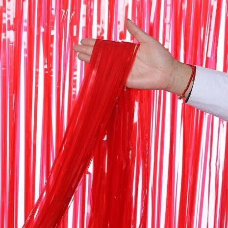Birthday Party Wedding Decoration Backdrop Curtains Glitter Glossy Fringe Tinsel Foil - ROSAMISS STORE