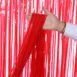Birthday Party Wedding Decoration Backdrop Curtains Glitter Glossy Fringe Tinsel Foil - ROSAMISS STORE