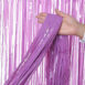 Birthday Party Wedding Decoration Backdrop Curtains Glitter Glossy Fringe Tinsel Foil - ROSAMISS STORE