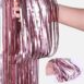 Birthday Party Wedding Decoration Backdrop Curtains Glitter Glossy Fringe Tinsel Foil - ROSAMISS STORE
