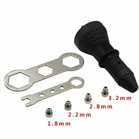 Rivet gun drill adaptor - ROSAMISS STORE