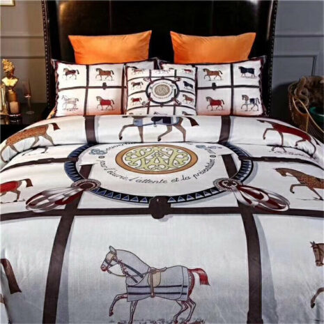 Fashion Classic Hermes bed set